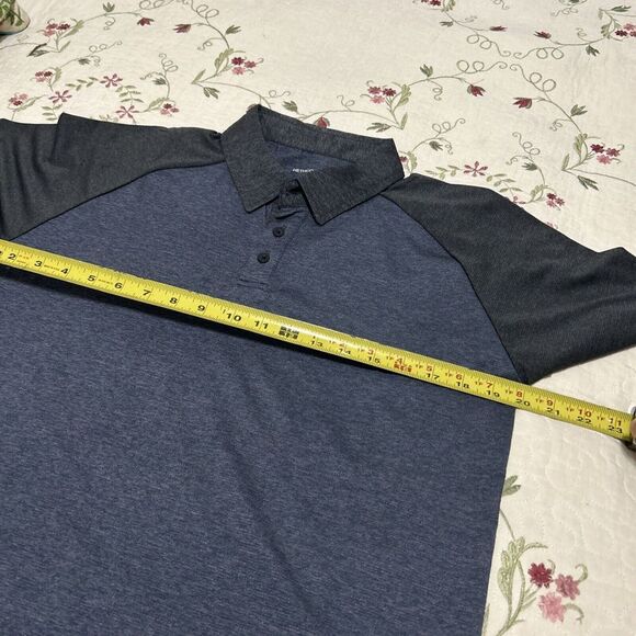 HETHCODE Men’s Quick Dry Short Sleeve Breathable Active Sports Golf T Shirt Gray - Picture 4 of 9